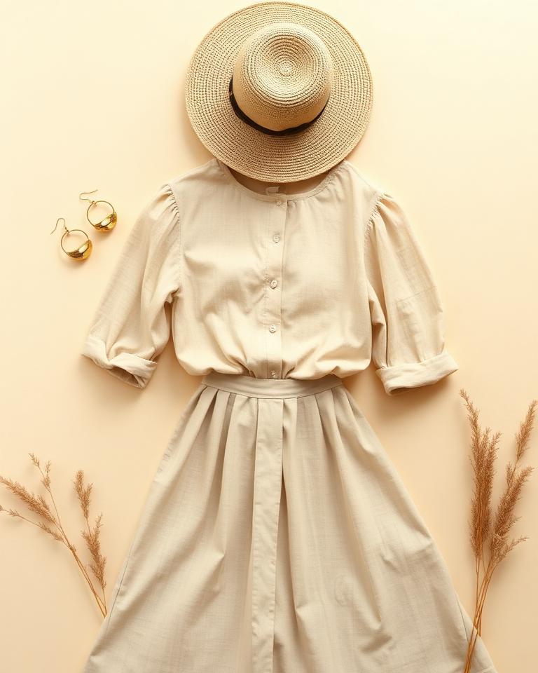 Lié Closet outfit flatlay